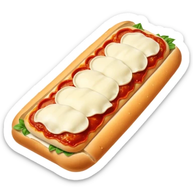 pizza baguette sticker