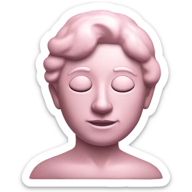 light pink philosophy sticker