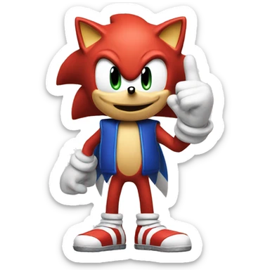 Sonic sticker