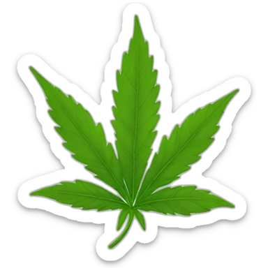 Weed sticker