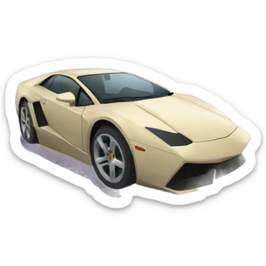 Moses in a lambo sticker