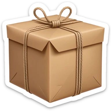 Parcel being delivered  sticker