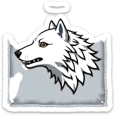Game of thrones house of stark banner emoji sticker