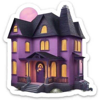 Barbie’s and Batman’s 6 story tall haunted dream house sticker