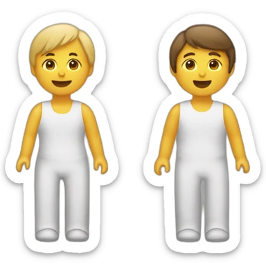 2 personnes qui se font un câlin  sticker