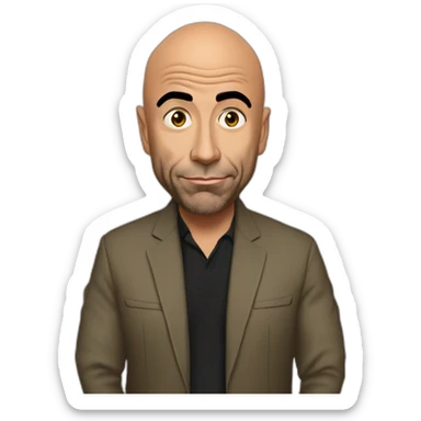 joe rogan interviwing trump sticker