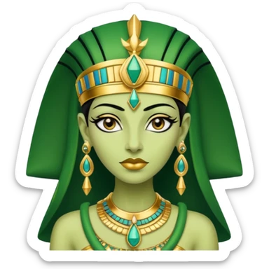 green woman Pharaoh


 sticker