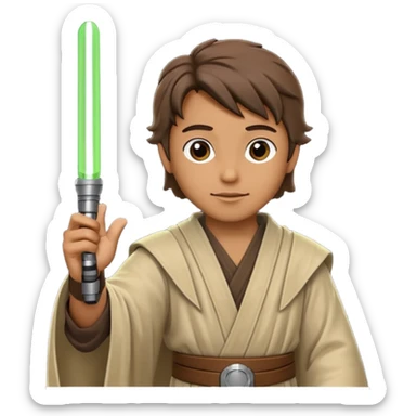 Jedi mind trick where a jedi is waving his hand sticker