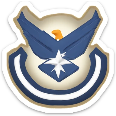United States Air Force rank insignia sticker