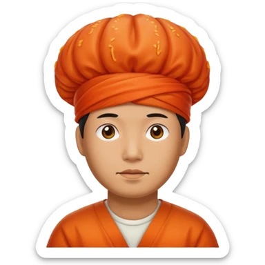 Wearing kimchi man sticker