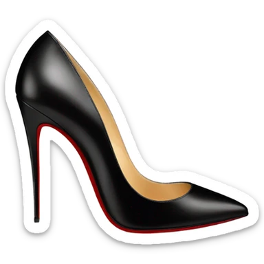 Black christian louboutin so kate  sticker