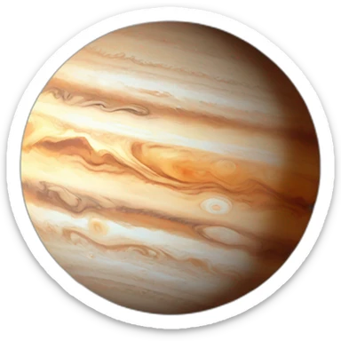 Jupiter planet sticker