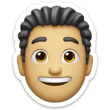 Un emoji tire la langue sticker