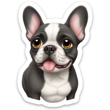 French bulldog  sticker
