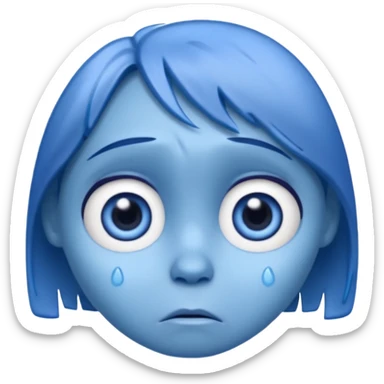 Sadness from the Inside Out movie sticker