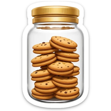 biscoff jar sticker