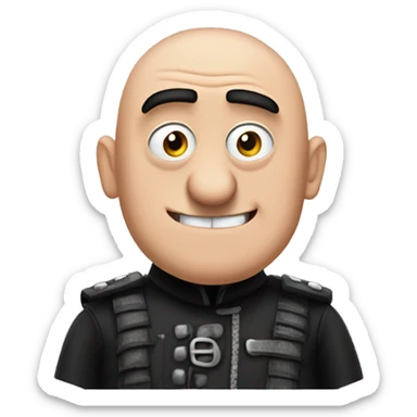 Gru from dispicable me sticker