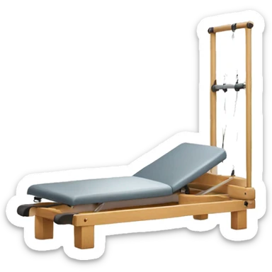 pilates reformer bed  sticker
