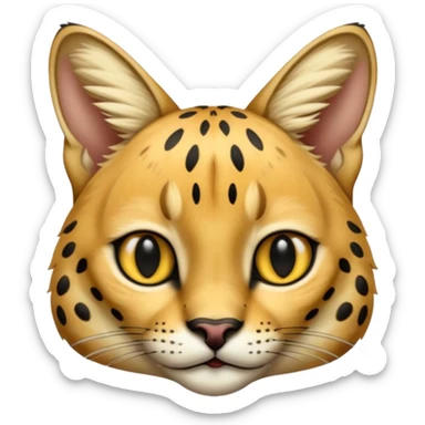 Serval hybrid cat puma sticker