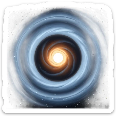 Gargantua in interstaller movie sticker