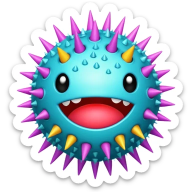  virus with many part sticker