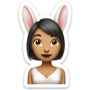 Coquette bunny  sticker