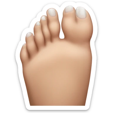 Someones toes hurting sticker