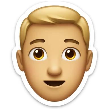 kind of small smile, hear eyes, tear falling down cheek sticker