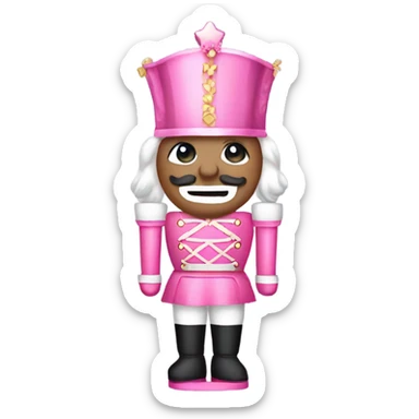 Pink nutcracker  sticker