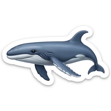 Baleine à bosse sticker