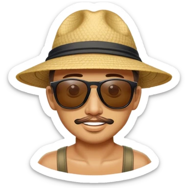 A digital nomad in Bali sticker