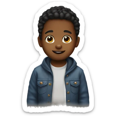 3 year old little boy sticker