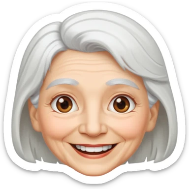 old lady retire sticker