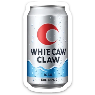 ￼ white claw sticker