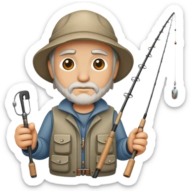 stone fisher sticker