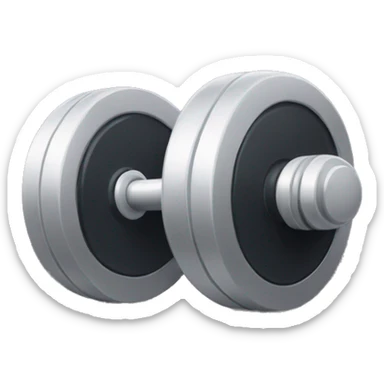dumbell ball sticker