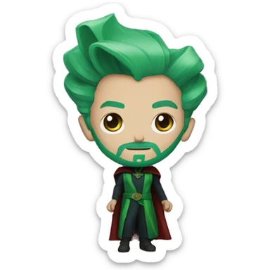 doctor strange green sticker