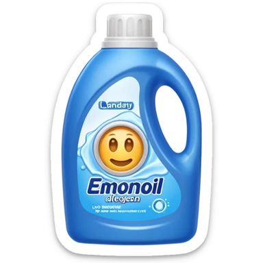 LAUNDRY DETERGENT sticker