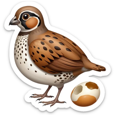 can you make a quail and quail egg emoji sticker