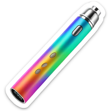 Disposable vape sticker