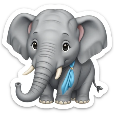 Tina the elephant sticker