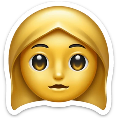 🖤 in gold sticker