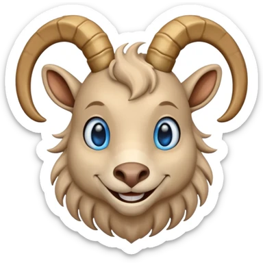 Make a logo for dj with sea goat with a name of Deejay Harris sticker