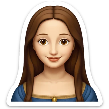 Renaissnace Mona Lisa sticker