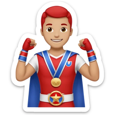 Red, White, and Blue Reigning Chamption sticker