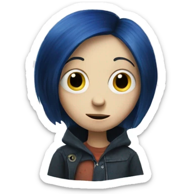 Coraline sticker