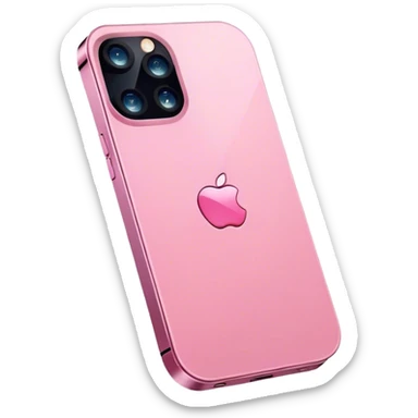 Pink iPhone 13 sticker