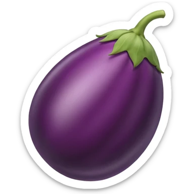 eggplant sticker