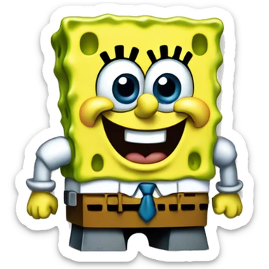 SpongeBob Milwaukee tools sticker