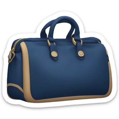 Navy blue bag  sticker